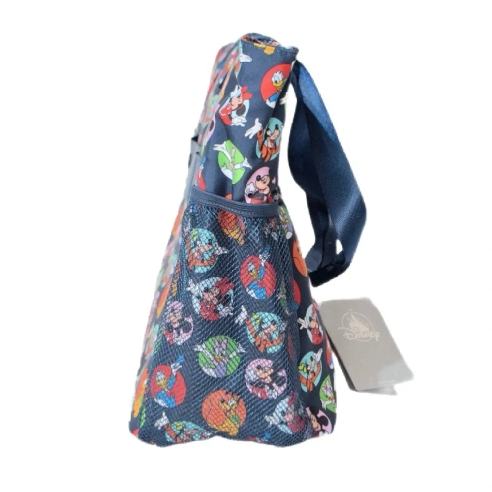Authentic 2025 Disney Parks Mickey Mouse & Friends Nylon Tote Bag - NWT